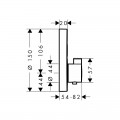 Внешняя часть смесителя для душа Hansgrohe Shower Select S 15743000 - Фото 1